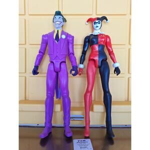 DC Comics JOKER and HARLEY QUIN 12 inch Action Figures